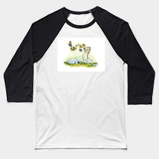 The Mouse by the Brambles art . by Alissa Hansen Baseball T-Shirt